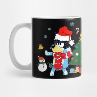 Blueys Dad And Funny Family Merry Christmas Mug